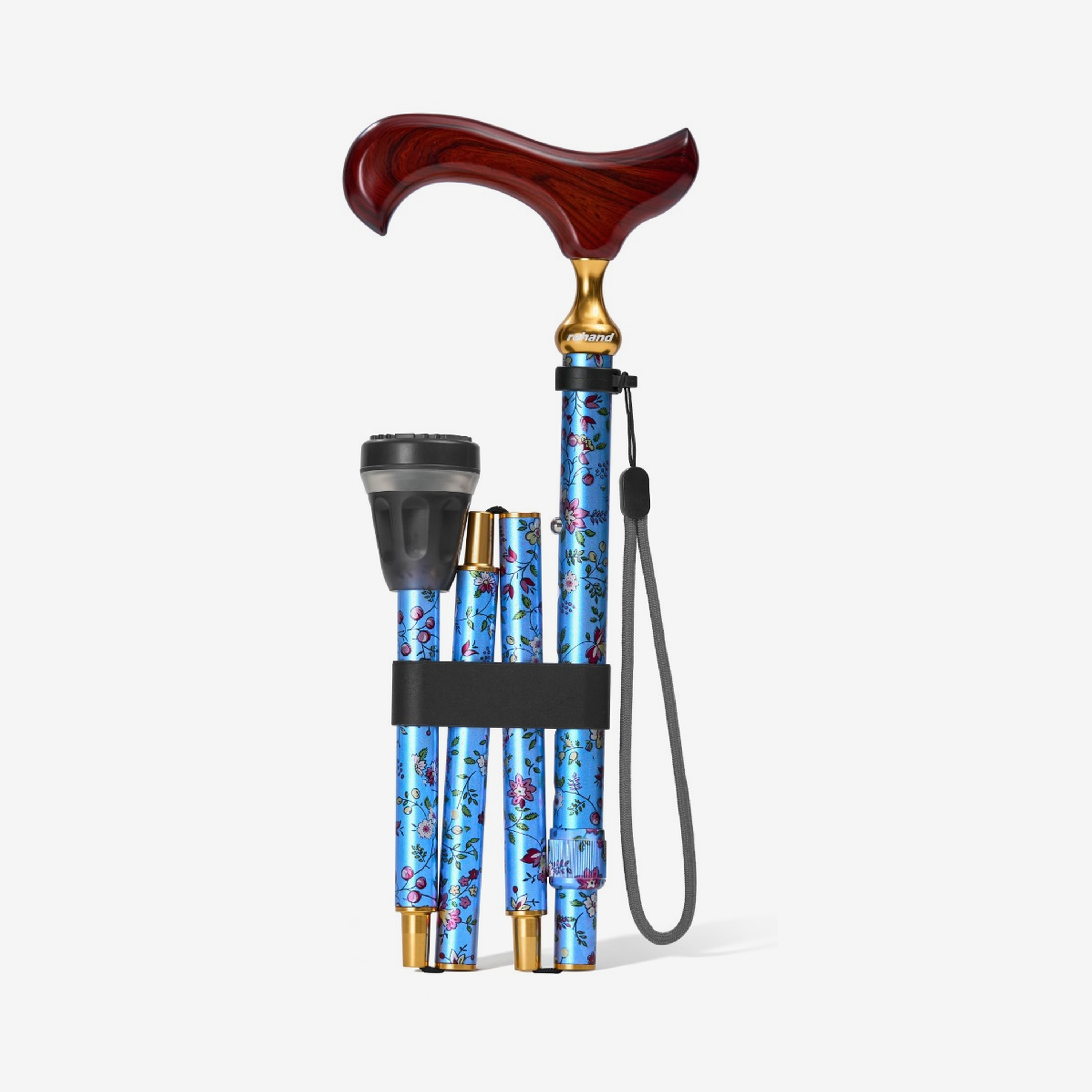 Rehand Floral Walking Cane