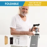 REHAND Foldable Walking Canes,Adjustable Height | Lightweight & Durable | Heavy Duty Walking Cane for Seniors Women & Men,Silver - Image 4